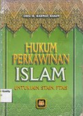 Hukum Perkawinan Islam Untuk iain, STAIN, PTAIS