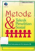 Metode dan teknik penelitian sosial