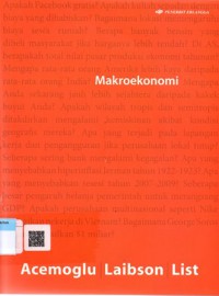 Makroekonomi= Macroeconomics