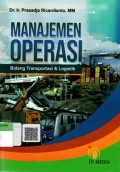 Manajemen Operasi Bidang Transportasi & Logistik