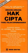 Undang-Undang Hak Cipta Yang telah Diperbaharui, Ed.1, Cet.4