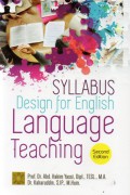 Syllabus Design For English : Language Teaching, Ed.2