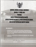Undang-Undang Republik Indonesia Nomor 27 Tahun 2009 Tentang Majelis Permusyawaratan Rakyat, Dewan Perwakilan Rakyat, Dewan Perwakilan Daerah Dan Dewan Perwakilan Rakyat Daerah, Cet 2