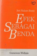 Efek Sebagai Benda, Ed.1, Cet.1