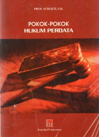 Pokok-pokok Hukum Perdata, Cet.29