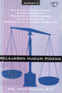 Pembelajaran Hukum Pidana 2, Ed.1, Cet.5