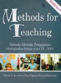 Methods For Teaching : Metode-metode Pengajaran Meningkatkan Belajar Siswa TK - SMA, Ed.8, Cet.1