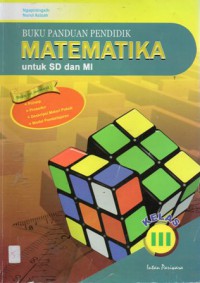 Buku panduan pendidik matematika untuk SD dan MI kelas III