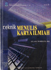 Teknik Menulis Karya Ilmiah, Ed.1, Cet.8