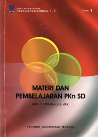 Materi dan Pembelajaran PKN SD, Ed.1, Cet.12