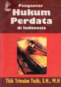 Pengantar Hukum Perdata di Indonesia, Cet.1