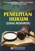 Penelitian Hukum = Legal Research, Cet.1