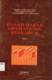 Dasar-Dasar Operations Research