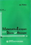 Matematika Terapan Untuk Bisnis dan Ekonomi Edisi 2003/2004, Cet.10