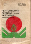 Pertumbuhan Ekonomi dan Pertanian : Pengalaman Jepang