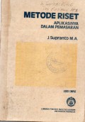 Metode Riset : Aplikasinya Dalam Pemasaran