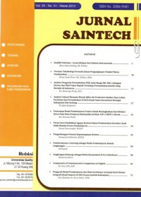 JURNAL SAINTECH