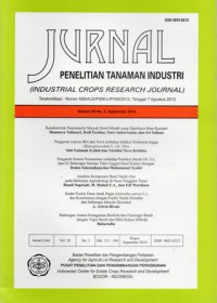 JURNAL PENELITIAN TANAMAN INDUSTRI = INDUSTRIAL CROPS RESERACH JOURNAL