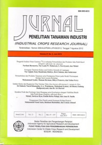 JURNAL PENELITIAN TANAMAN INDUSTRI = INDUSTRIAL CROPS RESERACH JOURNAL