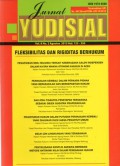 JURNAL YUDISIAL : FLEKSIBILITAS DAN RIGIDITAS BERHUKUM