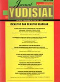 JURNAL YUDISIAL : IDEALITAS DAN REALITAS KEADLIAN