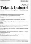 Jurnal Teknik Industri : Jurnal Keilmuan Dan Aplikasi Teknik Industri