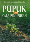 Pupuk Dan Cara Pemupukan, Cet. 8