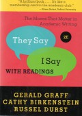 They Say / I Say : The Moves That Matter In Academic Writing : With Readings, Ed.2nd